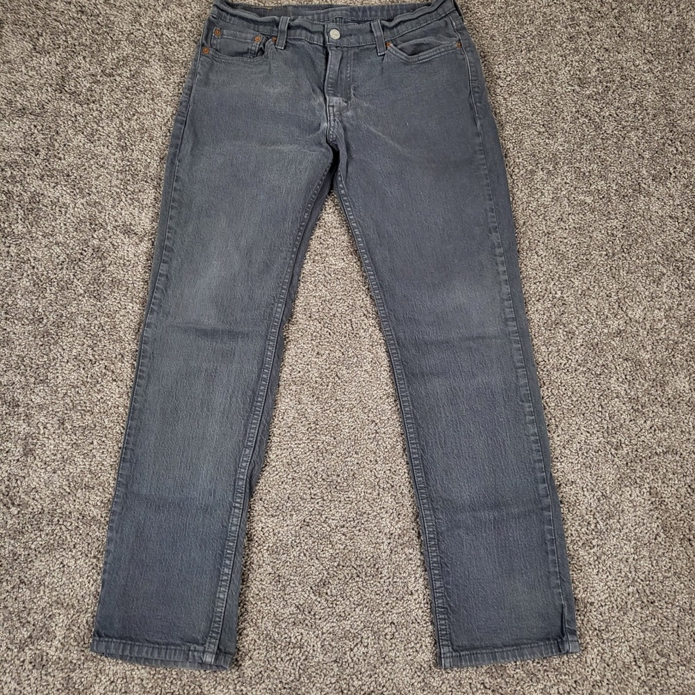 Levi's 511 Slim Fit Jeans Mens‎ 30x30 Fits 30x29 Charcoal Gray Stretch Denim